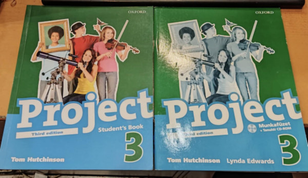 Tom Hutchinson - Project 3: Student's Book + Munkafüzet - A Project English átdolgozott kiadása (2 kötet)