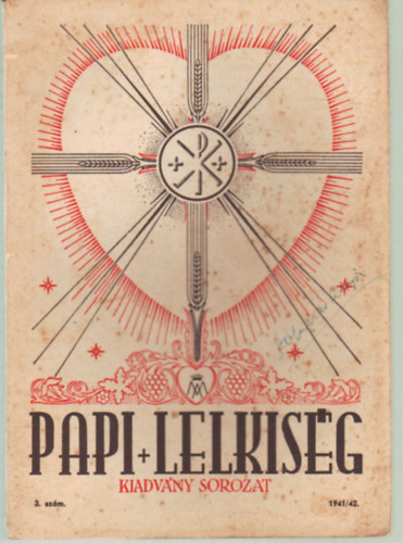 Papi Lelkis�g 1941/42. 3. sz�m.