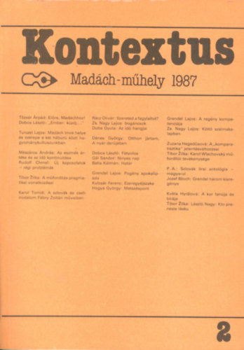 Kontextus (Madch-mhely, 1987)