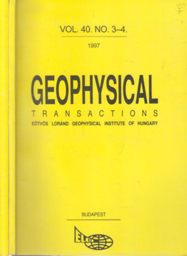 Hegybíró Zsuzsanna (szerk.) - Geophysical Transactions Vol. 40./1-4. (2 kötetben)