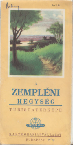 A Zempléni-hegység turistatérképe