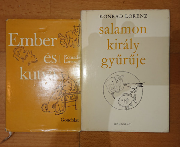 Konrad Lorenz - 2 könyv Konrad Lorenztől: Ember és kutya, Salamon király gyűrűje