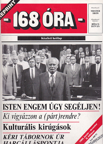 Mester kos- Blcs Istvn - 168 ra-Kzleti hetilap (1990. janur-december II. vfolyam) - Reprint