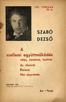 Szabó Dezső - A szellemi együttműködés