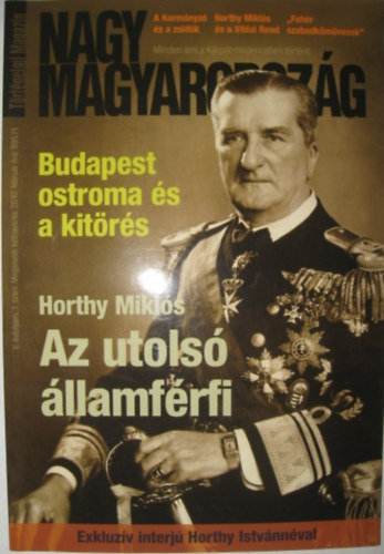 Szak�cs �rp�d  (szerk.) - Nagy Magyarorsz�g II. �vfolyam 1. sz�m