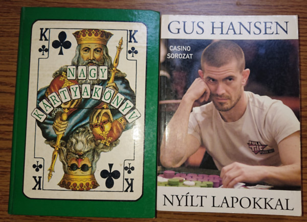 Gus Hansen, Berend Mih�ly - 2 k�nyv a k�rty�r�l: Nagy k�rtyak�nyv, Ny�lt lapokkal