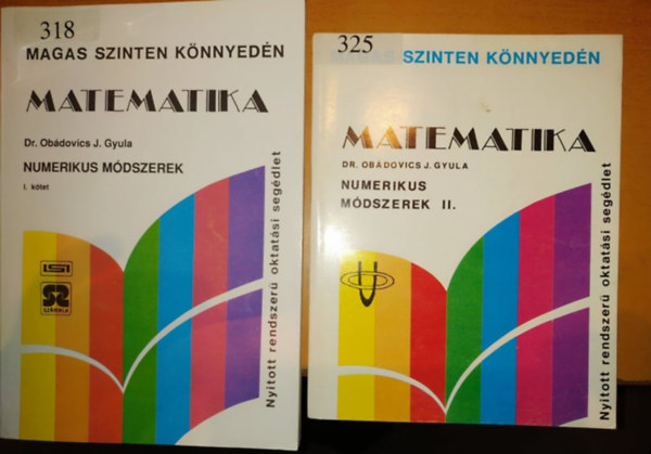 Dr. Obdovics J. Gyula - Numerikus mdszerek I-II.