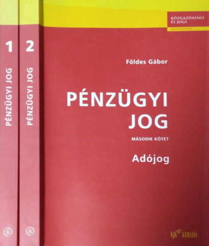 Fldes Gbor  (szerk.) - Pnzgyi jog I-II.