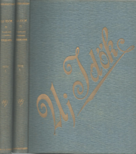 Herczeg Ferenc (szerk.) - Új idők 1922 I-II. kötet (teljes évfolyam)