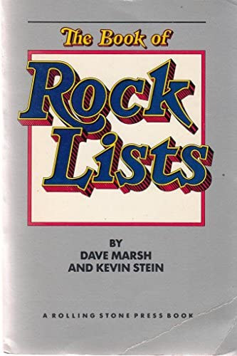 Kevin Stein Dave Marsh - The Book of Rock Lists