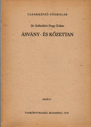 dr. Sz�kefalvi-Nagy Zolt�n - �sv�ny- �s k�zettan