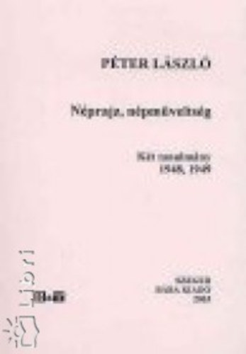 P�ter L�szl� - N�prajz, n�pm�velts�g