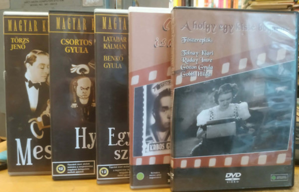Tolnay Klári, Csortos Gyula, Kabos Gyula Latabár Kálmán - 5 db klasszikus magyar komédia: