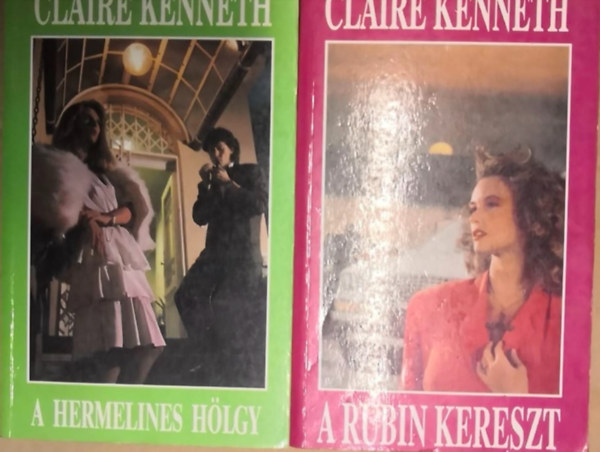 Claire Kenneth - 2 db knyv, A rubin kereszt, A hermelines hlgy
