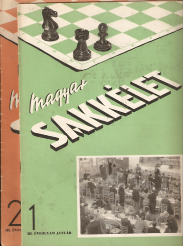 Magyar Sakklet III. vfolyam 1-2, 6, 8. szmok