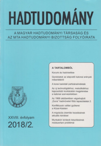 Hadtudom�ny 2018/2.