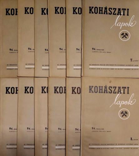 rkos Frigyes, Varga Ferenc - Kohszati Lapok 94. vfolyam 1.-12. szm (1961. janur-december)