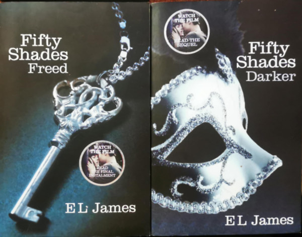 EL James - 2 db Fifty Shades k�nyv: Fifty Shades Freed (III.) - Fifty Shades Darker (II.)