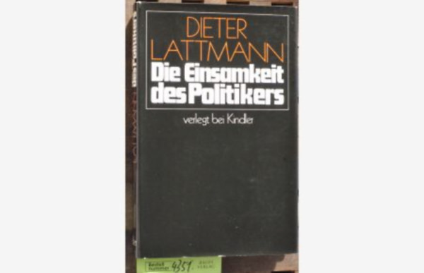 Die Einsamkeit des Politikers (A politikus mag�nya n�met nyelven)