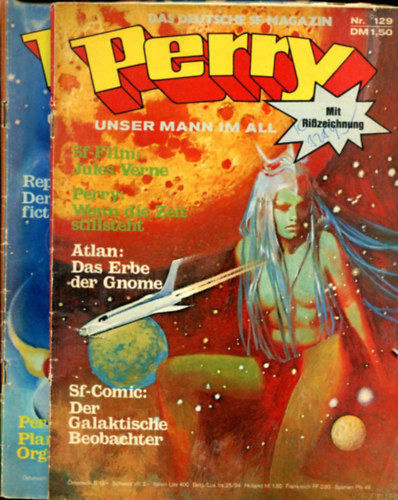 T�bb szerz� - 2 db n�met k�preg�ny - Perry unser Mann im all