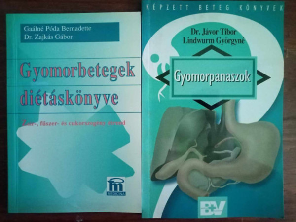 Dr. Lindwurm Gyrgyn Jvor Tibor - Gyomorpanaszok - Kpzett Beteg kynyvek + Gyomorbetegek ditsknyve - Zsr-, fszer- s cukorszegny trend (2m)