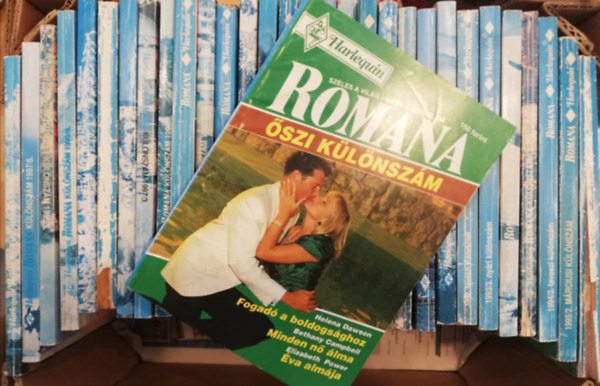 31 db Romana romantikus f�zet k�l�nsz�m