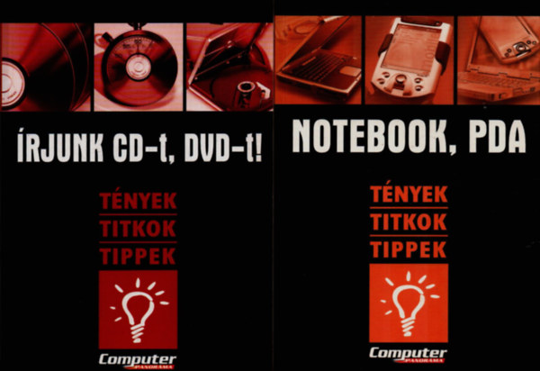 Horvth Annamria (szerk.) - 2 db szmtstechnika knyv: Notebook, PDA - rjunk cd-t, dvd-t!