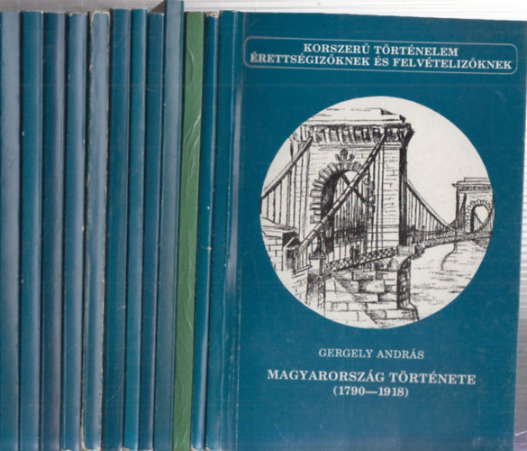 12 db ktet a Korszer trtnelem rettsgizknek s felvtelizknek: Magyarorszg trtnete (1790-1918) + A magyar np trtnete 1526-ig + Magyarorszg trtnete a 16-18. szzadban + Magyarorszg trtnete 1919 sztl a II
