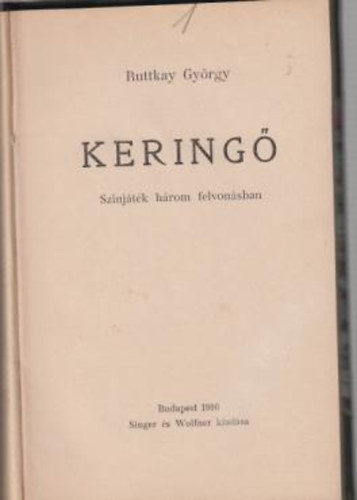 Ruttkay György - Keringő