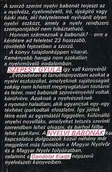 Szepesy Gyula - Nyelvi babon�k