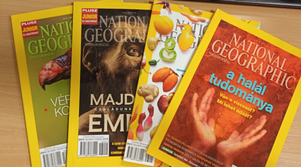 National Geographic 2016 Janu�r-Febru�r-M�rcius-�prilis (4 db sz�rv�nysz�m)