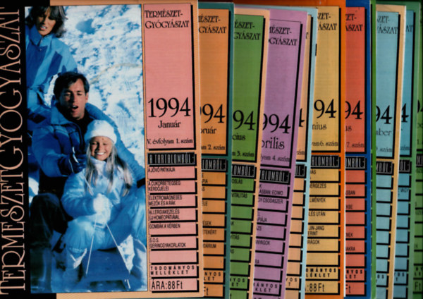 dr Grgei Katalin - Termszetgygysz magazin 1994/1-12. (teljes vfolyam szmonknt.)