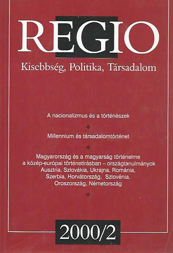 Regio- Kisebbsg, Politika, Trsadalom 2000/3