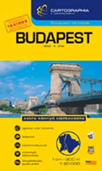 Budapest atlasz 1:20 000 (Cartographia térkép)