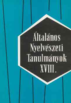 Telegdi-Plh-Szpe - ltalnos nyelvszeti tanulmnyok XVIII.