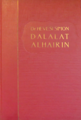 Dr. Hevesi Simon - Dalalat Alhairin - Majmuni �tmutat�j�nak ismertet�se