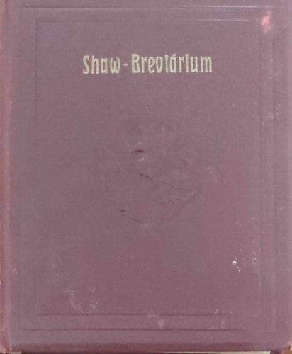 Hevesi S�ndor - Shaw-Brevi�rium