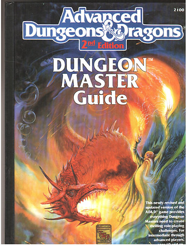 TSR Productions - Advanced Dungeons and Dragons 2nd editon - Dungeon Master's Guide