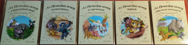 Walt Disney - 5 db Az oroszlánőrség - A képzeletbeli okapi,Termeszkáosz,Az égi őrszem,Onó és az orrszarvú,Majmok