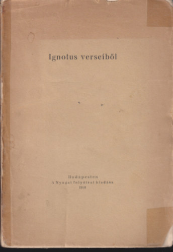 Ignotus - Ignotus verseib�l
