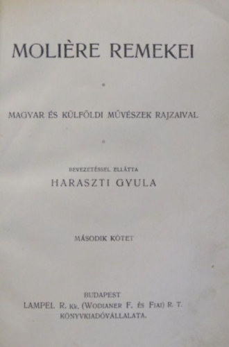 Moliére - Moliére remekei I-II.