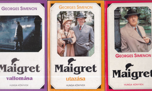 Georges Simenon - 3 db. Maigret reg�ny: Maigret + Maigret utaz�sa + Maigret vallom�sa