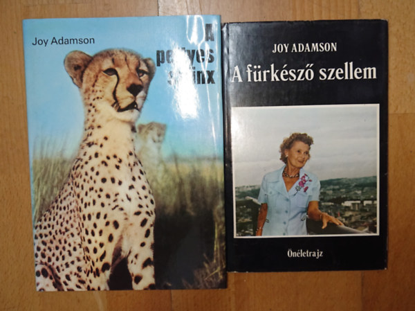Joy Adamson - 2 könyv Joy Adamsontól: A fürkésző szellem (önéletraajz) + A pettyes szfinx