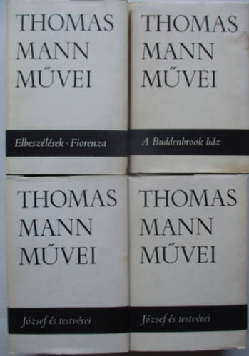 Thomas Mann - Thomas Mann művei sorozatból I-IV. (A buddenbrook ház, József és testvérei I-II, Elbeszélések-Fiorenza)