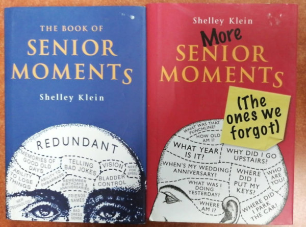 Shelley Klein - 2 db Shelley Klein knyv angolul:More Senior Moments+The Book of Senior Moments
