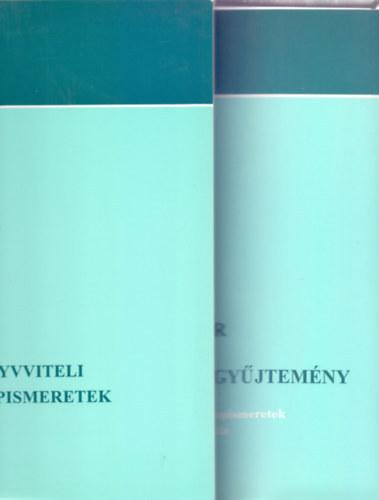 Dr. Surnyi Klmnn - Tomcsnyi Erzsbet-Ills Ibolya - Knyvviteli alapismeretek 731/1997 + Pldatr s feladatgyjtemny a Knyvviteli alapismeretek cm knyvhz 732/1997