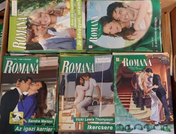 284 db Romana romantikus magazin vegyesen