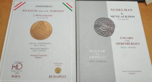 2. Mnz-Auktion: Magyar s erdlyi Pnzek - Emlkrmek + 9. Mnz-Auktion - Magyar s erdlyi pnzek - emlkrmek (Ungarn und Siebenbrgen Mnzen - Medaillen)(2 ktet)