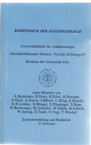 Georgieff - Kompendium der Ansthesiologie