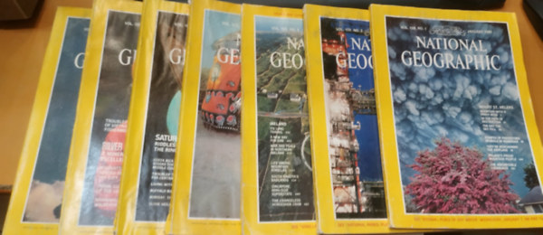 National Geographic Society - 7 db National Geographic 1981 (lapszámok a terméklapon)